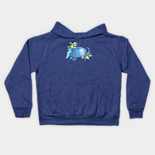 Blue Armadillo Kids Hoodie